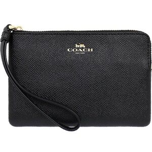 Coach Black Wristlet Clutch